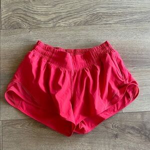 lululemon athletica Women's Bright Red Athletic Shorts